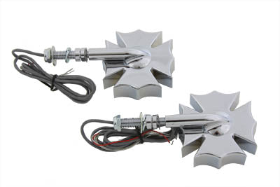 Fireman Cross Turn Signal Set Short Stud Type 0 /  Custom application