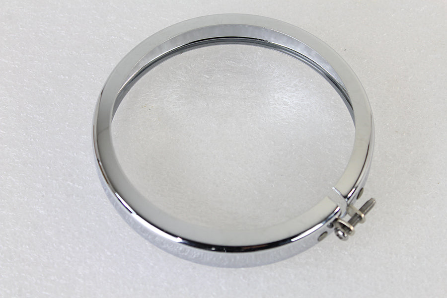 4-1/2" Chrome Spotlamp Trim Rim 1964 / 1984 FL 1979 / UP FLT 1986 / UP FLST