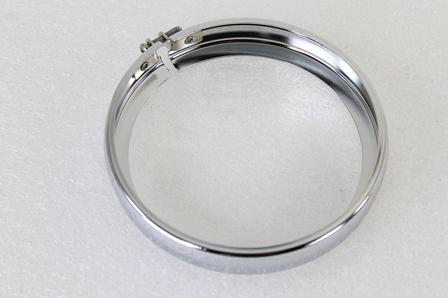4-1/2" Chrome Spotlamp Trim Rim 1964 / 1984 FL 1979 / UP FLT 1986 / UP FLST
