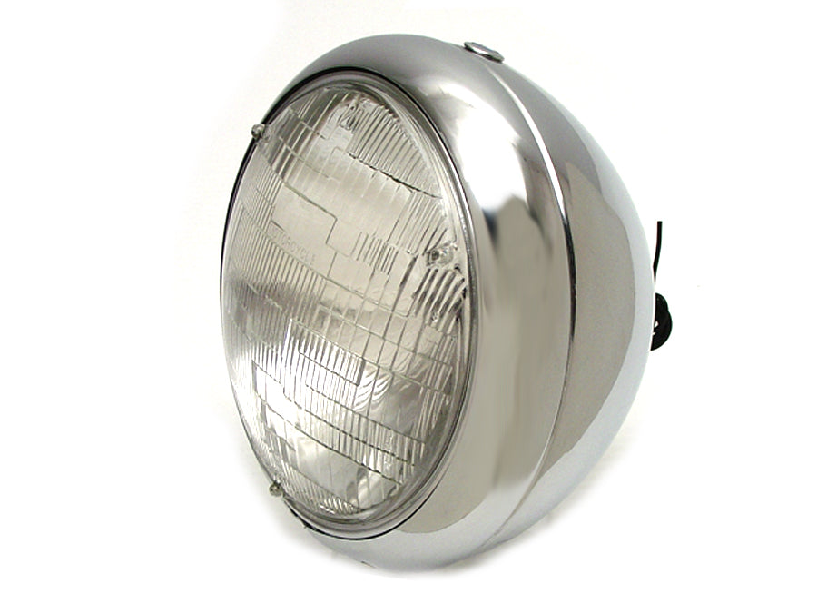 Vintage 7 Round Headlamp 12 Volt 1949 / 1959 FL