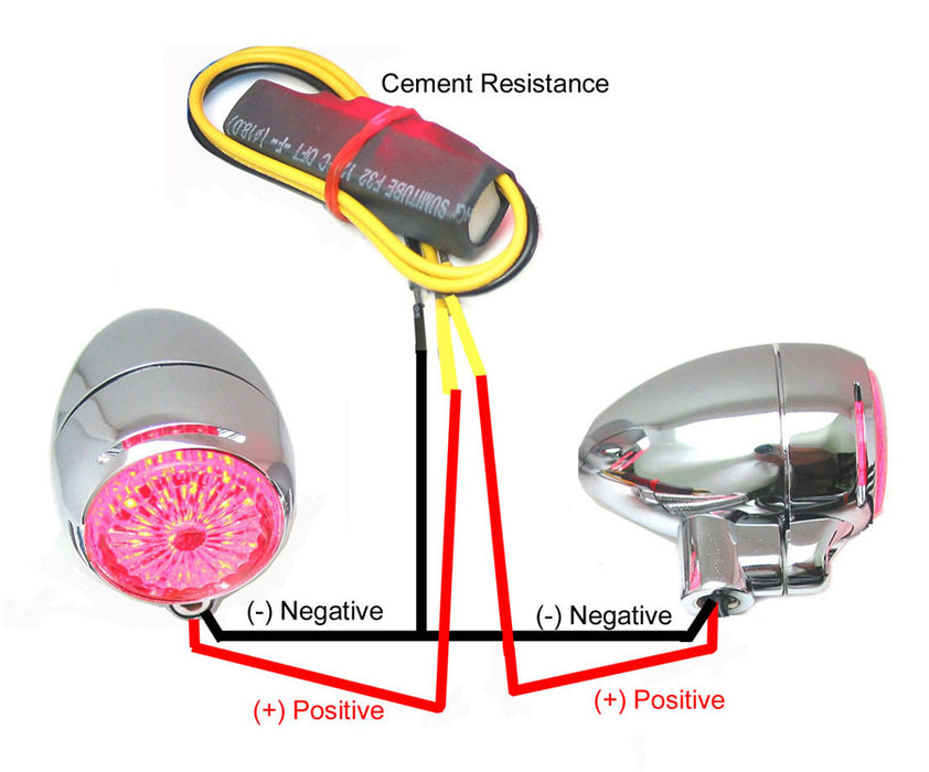 Clear Lens with Red LEDs Marker Lamp Set 0 /  Custom application