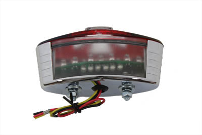 Oval Tail Lamp with Maltese Inset Red 0 /  Custom application