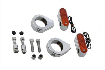 Turn Signal Kit Front with 39mm Fork Clamps 0 /  Custom application0 /  Custom application