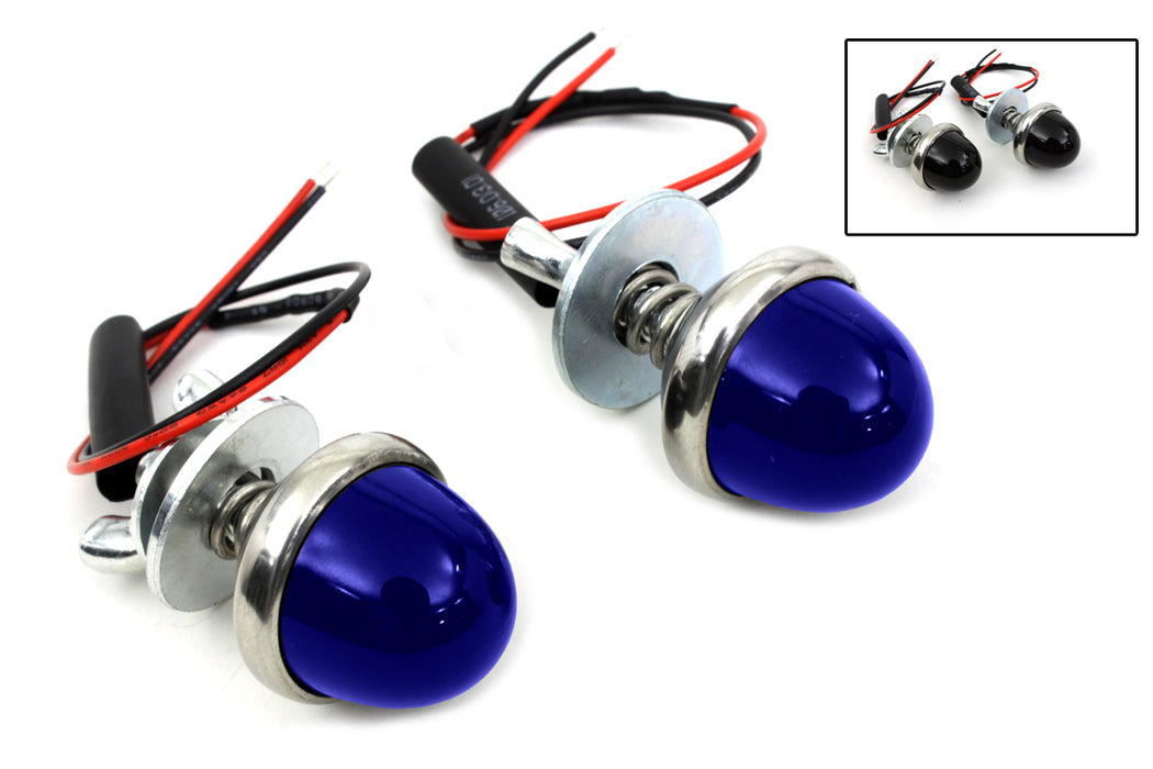 License Plate Frame Bolt Set With Glass Lens And LED Light 0 /  Custom application