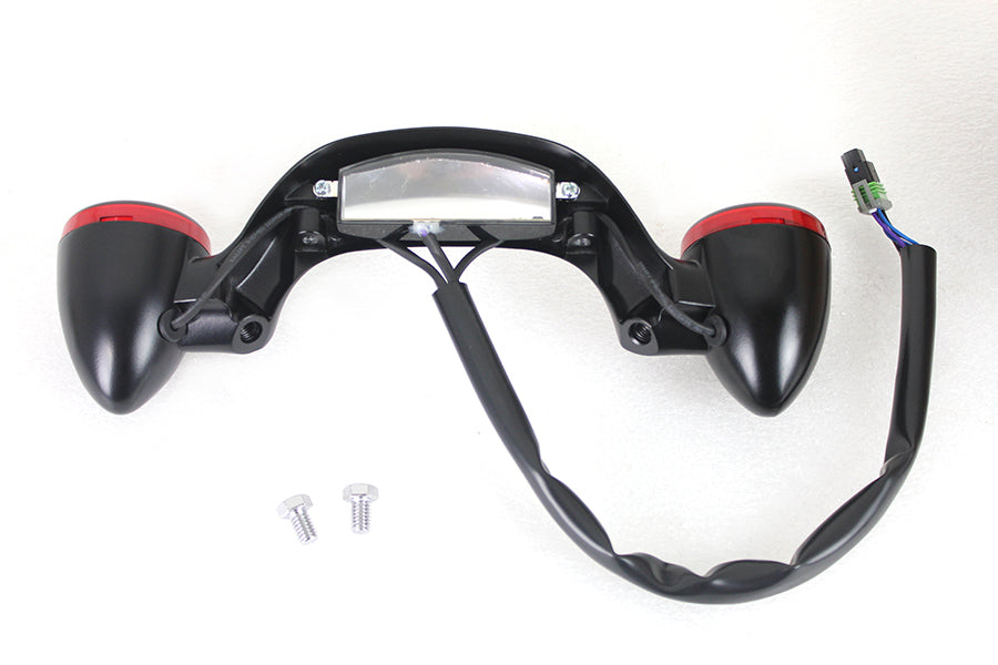 Black FLTRX Rear Turn Signal Bar Kit 2014 / UP FLTRX 2014 / UP FLHX 2014 / UP FLHXS 2017 / UP FLHRXS