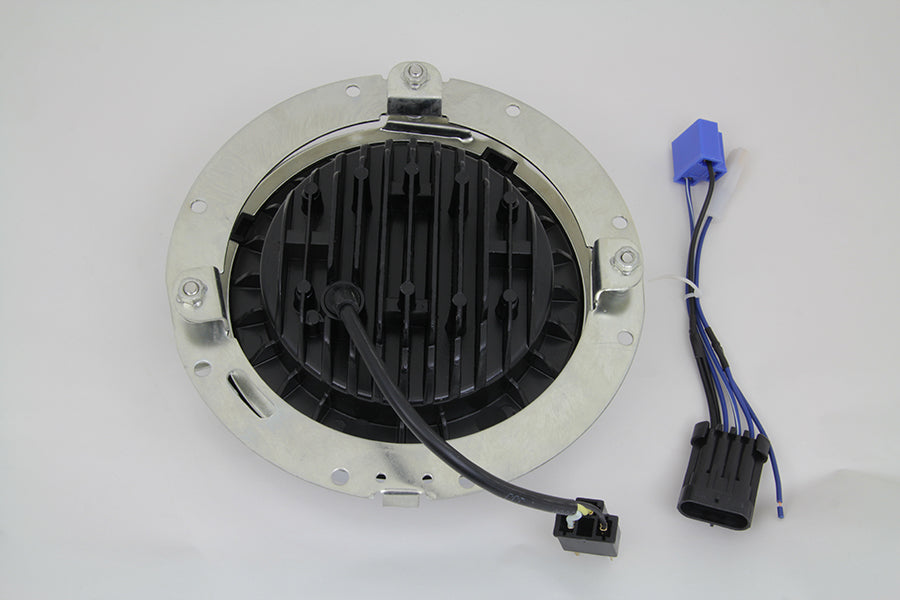7 LED Headlamp Assembly Gloss Black 2014 / UP FLT