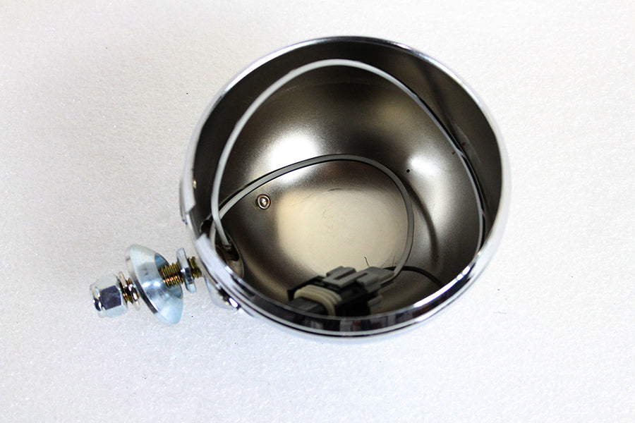 Chrome Spotlamp Shell and Wire Kit 1980 / UP FLT 1986 / UP FLST 1980 / 1984 FL 1980 / UP FLT