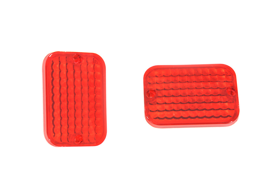 Marker Lamp Lens Set Red Standard Style 0 /  Replacement application part for tour lamps.