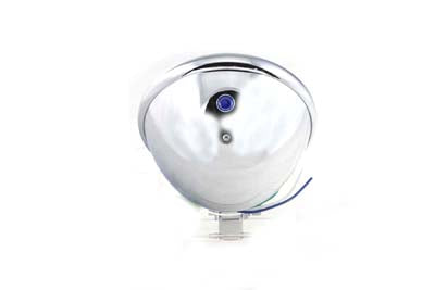 Chrome 5-3/4 Round Faceted Headlamp Assembly 0 /  Custom application