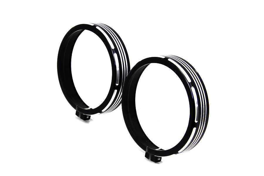 Billet Spotlamp Trim Set Black 1962 / UP FL 1962 / UP FL