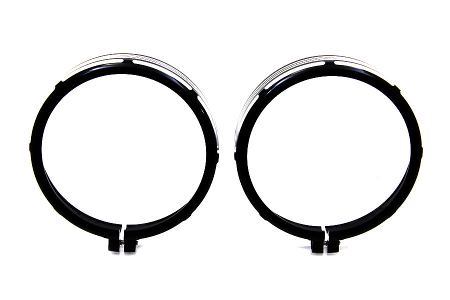 Billet Spotlamp Trim Set Black 1962 / UP FL 1962 / UP FL