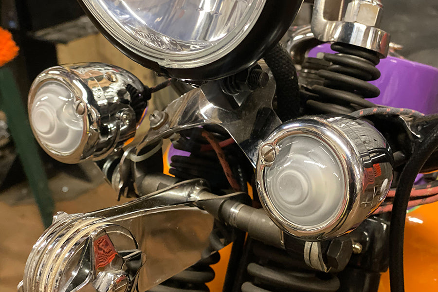 Replica Marker Lamp Lens Glass Bullet Style White 0 /  Custom application for bullet style marker lamps