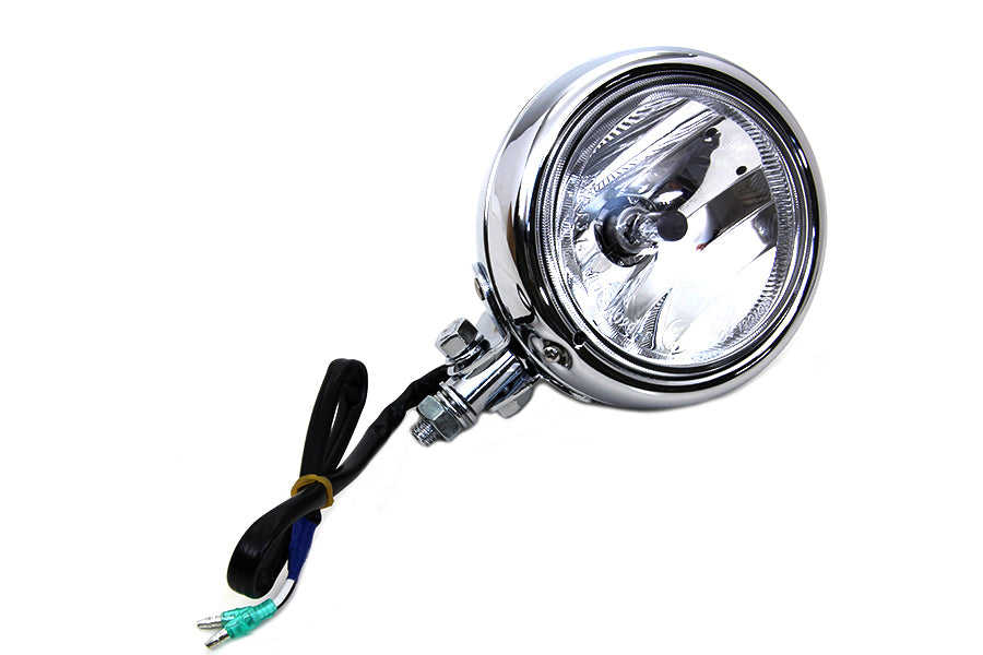 Diamond Cut H-3 Spotlamp with Clear Lens 1964 / 1984 FL 1979 / UP FLT 1986 / UP FLST