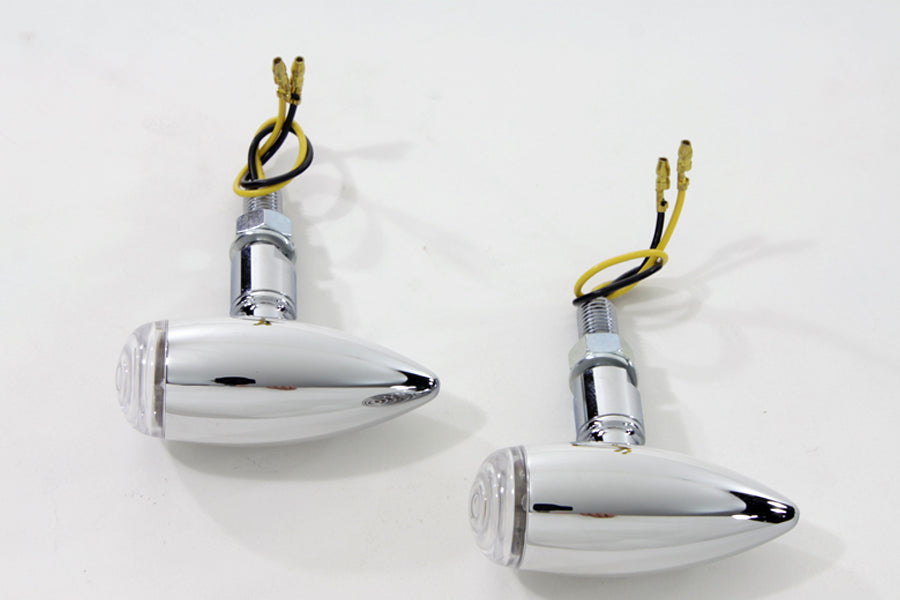 Mini LED Bullet Clear Lens Marker Lamp Set 0 /  Custom application
