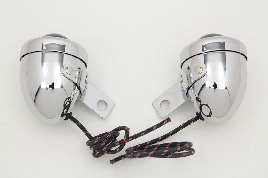 Replica Guide Bullet Turn Signal Set Front 1958 / 1962 FL