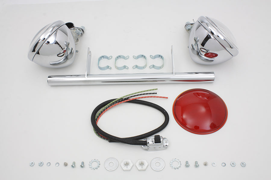 Chrome Spring Fork Spotlamp Kit 1936 / 1948 EL 1936 / 1952 W 1936 / 1957 G 1941 / 1948 FL