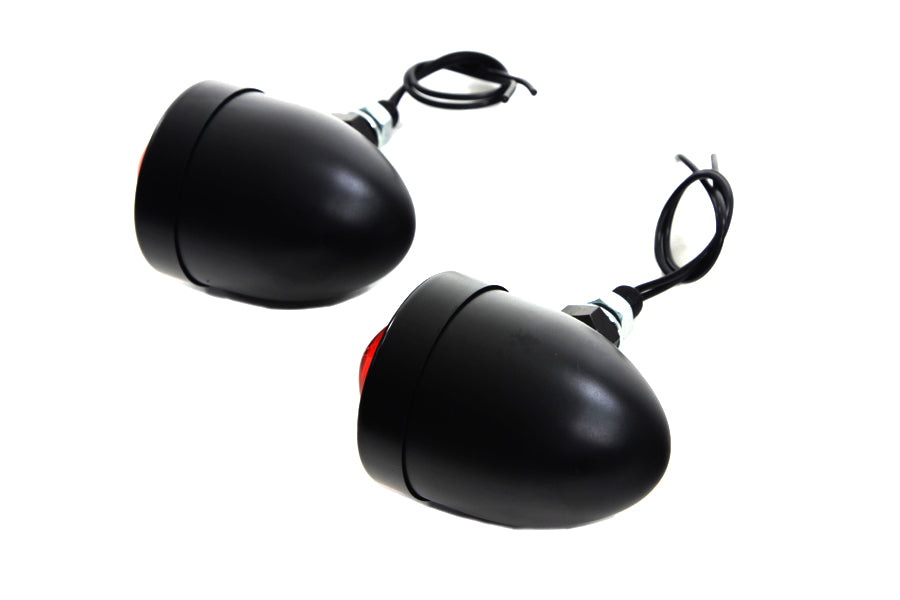 Black Bullet Marker Lamp Set with Red Lens 0 /  Custom application