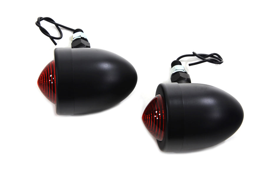 Black Marker Lamp Set with Red Lens Single Stem 0 /  Custom application