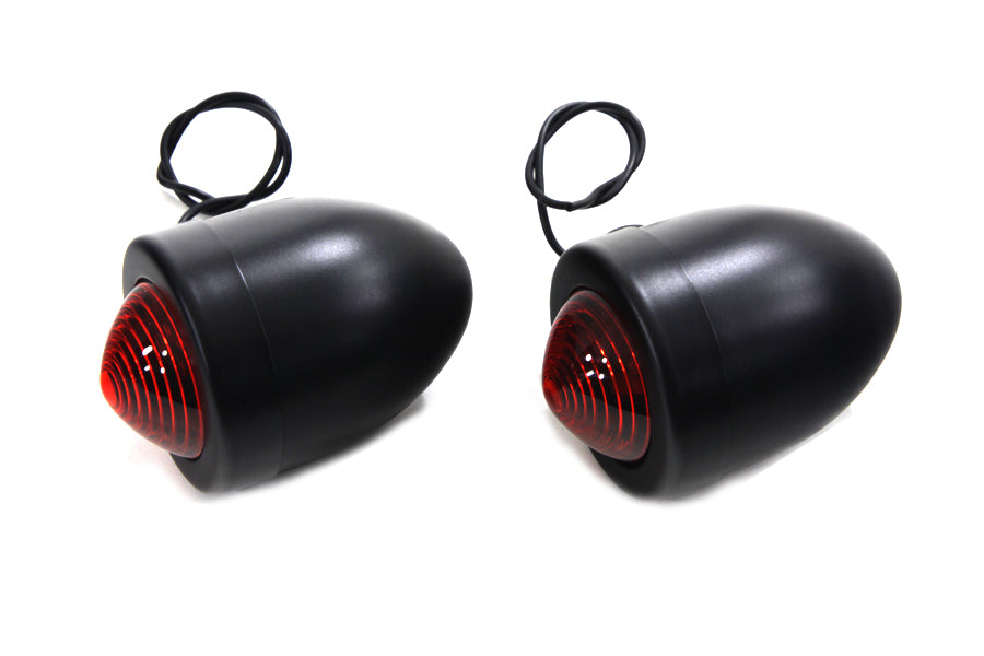 Black Bullet Marker Lamp Red Single Filament 0 /  Custom application