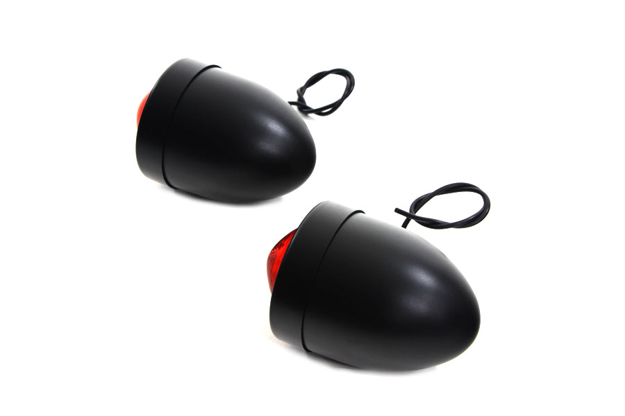 Black Bullet Marker Lamp Red Single Filament 0 /  Custom application