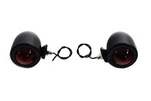 Load image into Gallery viewer, Black Bullet Marker Lamp Red Single Filament 0 /  Custom application