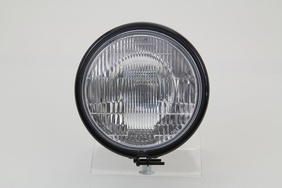 5-3/4 Round Stock Type Black Headlamp 1960 / 1973 XL 1971 / 1973 FX