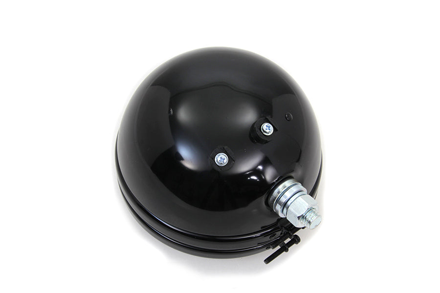 5-3/4 Round Stock Type Black Headlamp 1960 / 1973 XL 1971 / 1973 FX