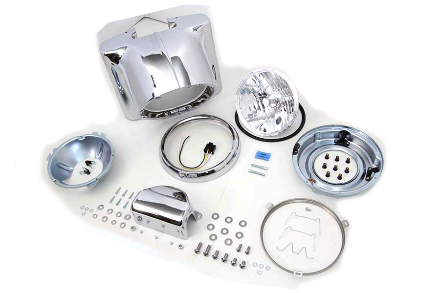 Headlamp Cowl Kit Chrome 1986 / 2017 FLST