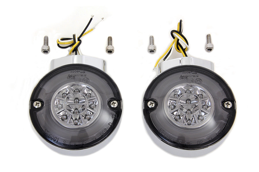 Chrome LED Turn Signal Set Front 1996 / UP FL