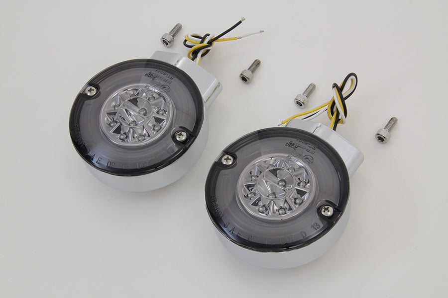Chrome LED Turn Signal Set Front 1996 / UP FL
