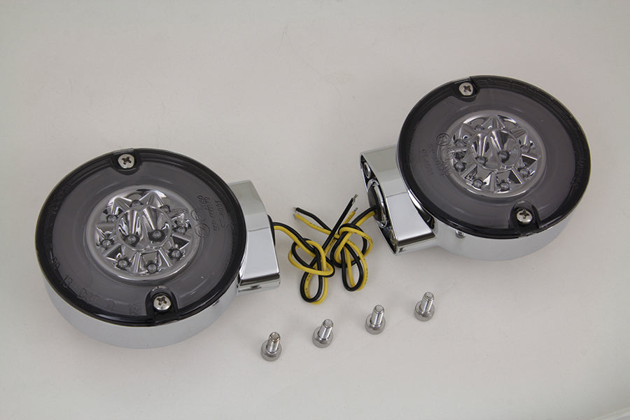 Chrome LED Turn Signal Set Rear 1996 / UP FL