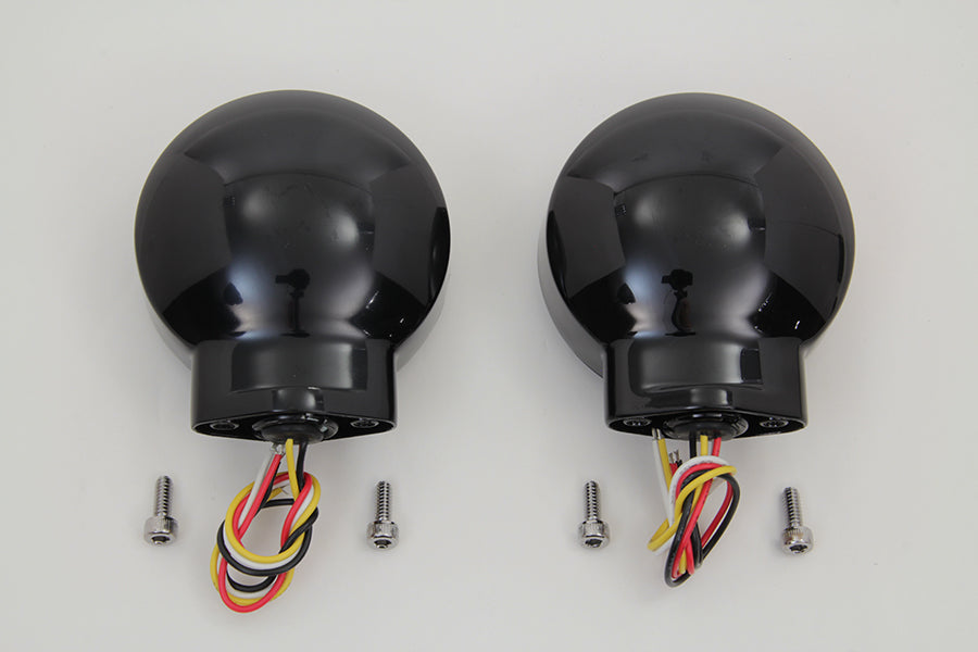 Black LED Turn Signal Combo Assembly Set 1986 / UP FLT 1986 / UP FLST