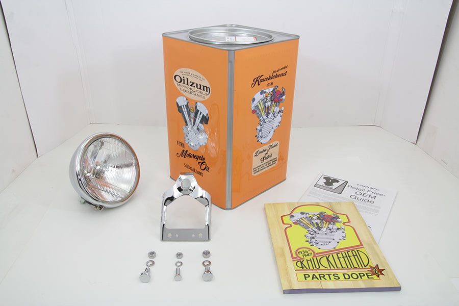 Spring Fork Headlamp Assembly Chrome 1936 / 1952 W 1941 / 1948 FL 1936 / 1957 G