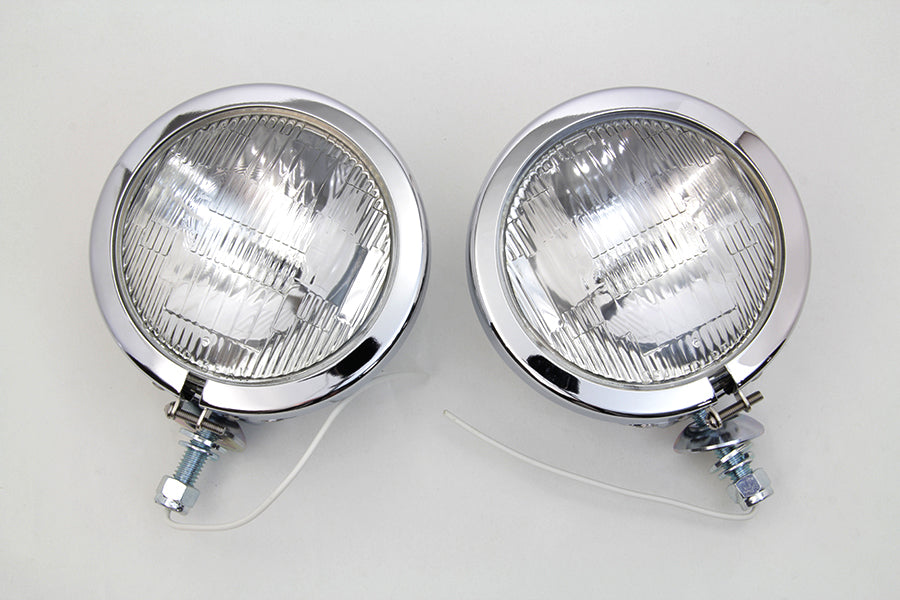 Chrome FL Spotlamp Set 1960 / 1984 FL 1986 / 2017 FLST 1980 / UP FLT