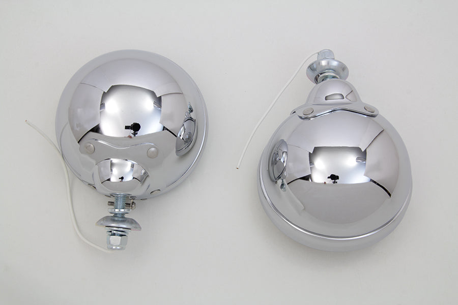 Chrome FL Spotlamp Set 1960 / 1984 FL 1986 / 2017 FLST 1980 / UP FLT