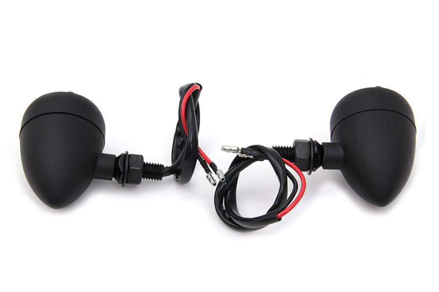Black Torpedo Bullet Style Marker Lamp Set 0 /  Custom application
