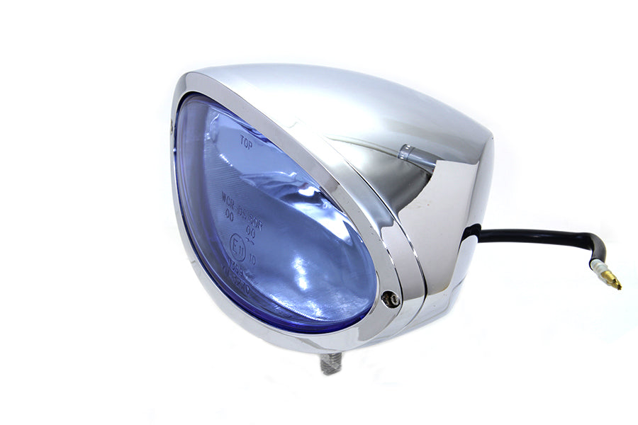 Chrome Oval Style Headlamp 0 /  Custom application