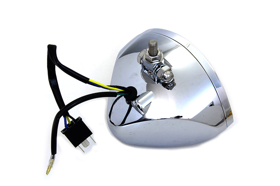 Chrome Oval Style Headlamp 0 /  Custom application