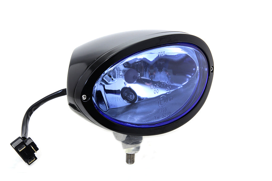 Black Oval Style Headlamp 0 /  Custom application
