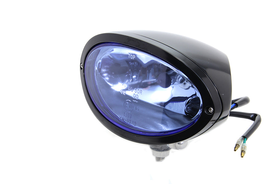 Black Oval Style Headlamp 0 /  Custom application