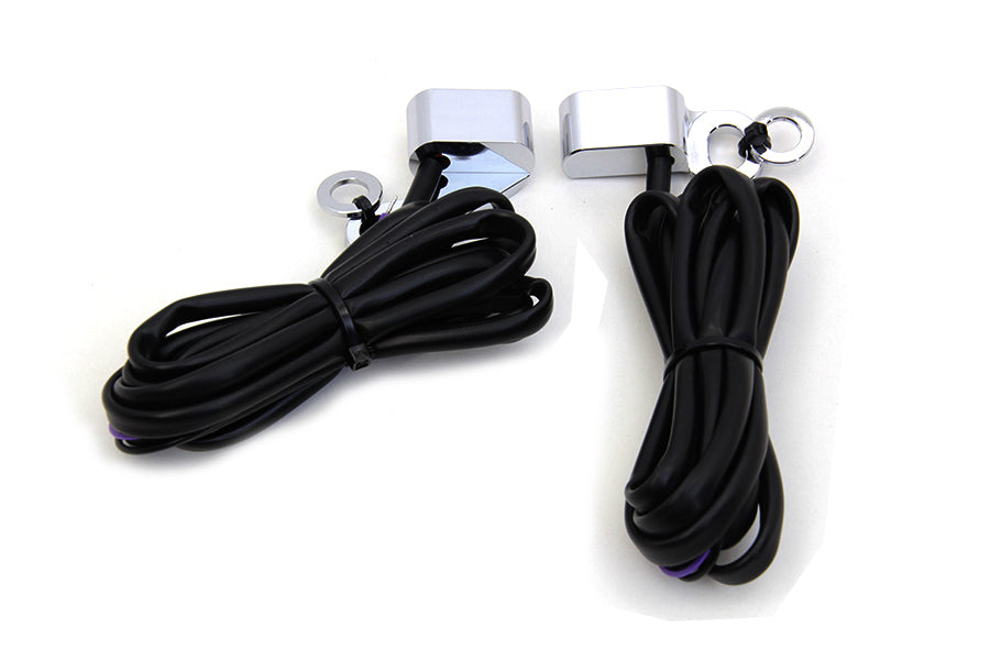 Chrome LED Turn Signal Set 2000 / 2014 FXST 2000 / 2014 FLST 1996 / 2003 XL 1999 / 2017 FXD