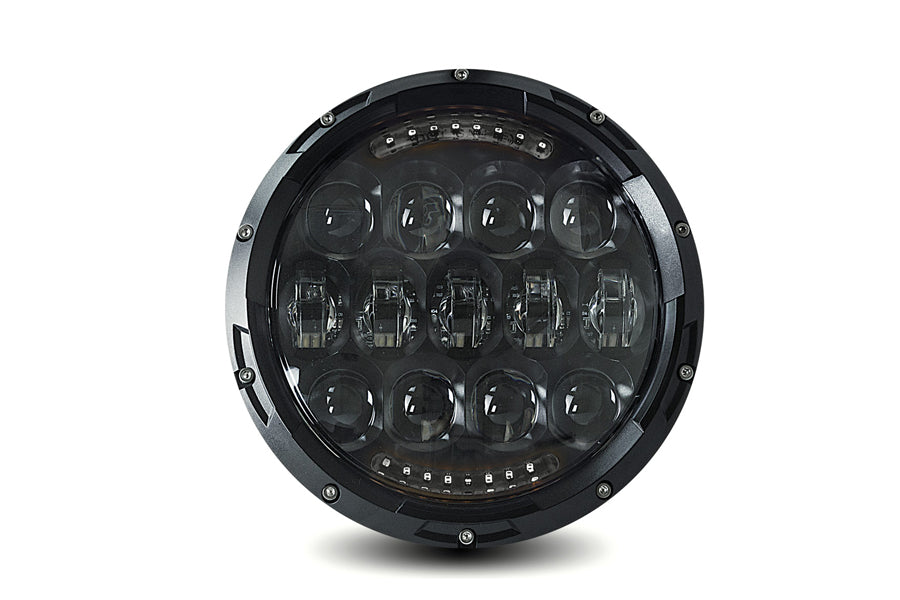 Cyron Urban 7 LED Headlamp Unit Black 1984 / UP FLT 1986 / 2013 FLST