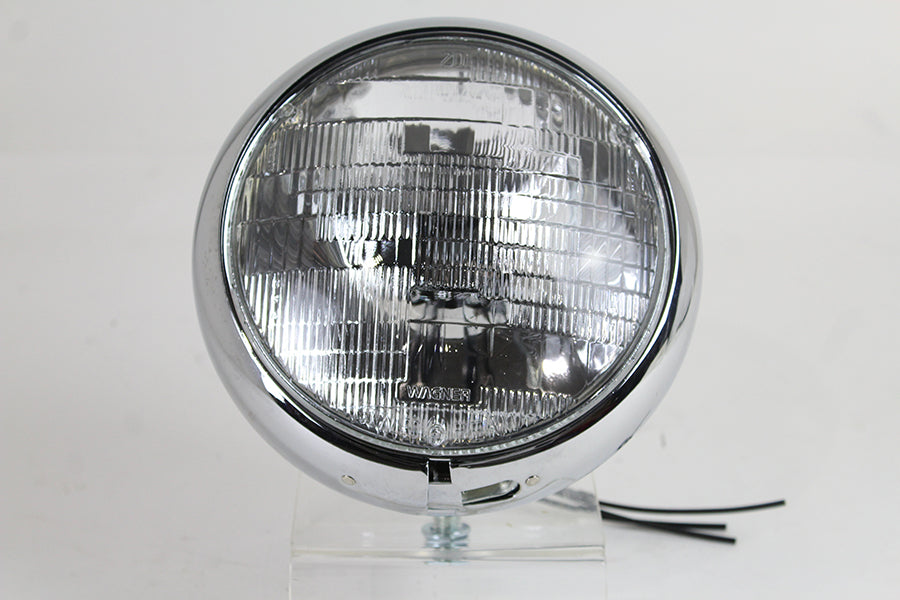 Vintage 7 Round Headlamp 6 Volt 1949 / 1959 FL
