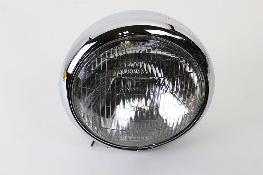 7 Round Headlamp 6 Volt 1949 / 1984 FLH