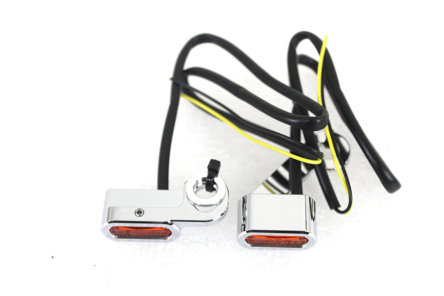 Chrome LED Turn Signal Set 2007 / 2017 FLT Mechanical Clutch2015 / 2018 FLST Mechanical Clutch2015 / 2018 FXST Mechanical Clutch