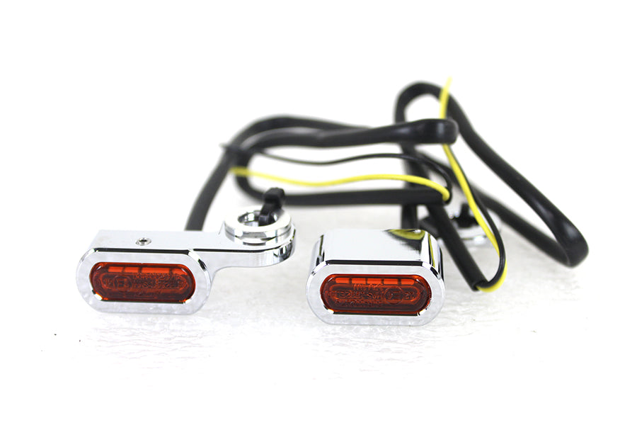 Chrome LED Turn Signal Set 2007 / 2017 FLT Mechanical Clutch2015 / 2018 FLST Mechanical Clutch2015 / 2018 FXST Mechanical Clutch