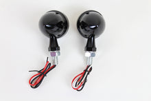 Load image into Gallery viewer, LED Bullet Turn Signal Set Black with Red Lens 0 /  Custom application