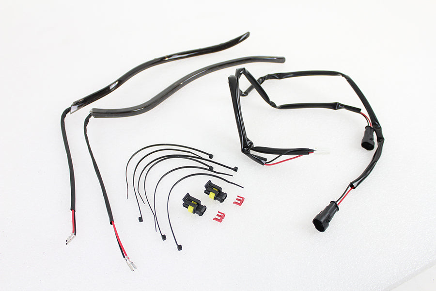 Fairing Edge Light Kit with White LED's 2014 / UP FLH 2014 / UP FLHX 2014 / UP FLHTCUTG 2014 / UP FLHTCU