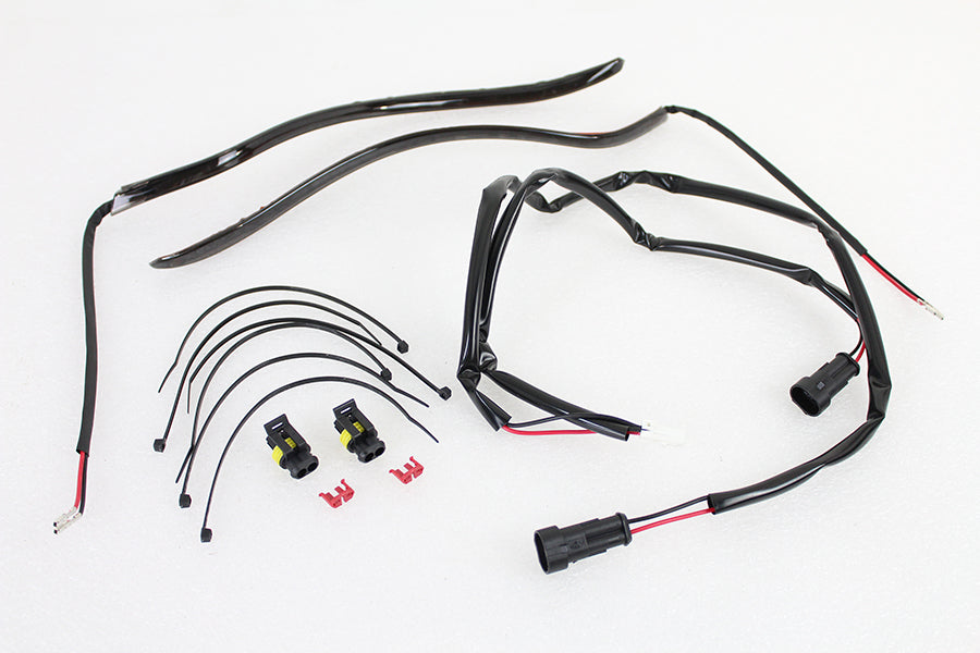 Fairing Edge Light Kit with White LED's 2014 / UP FLH 2014 / UP FLHX 2014 / UP FLHTCUTG 2014 / UP FLHTCU