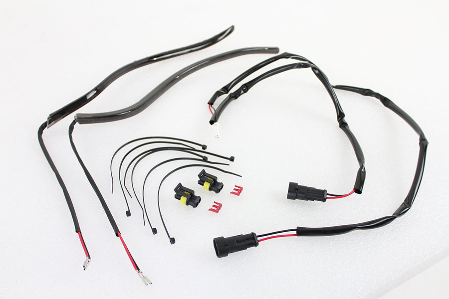 Fairing Edge Light Kit with White LED's 2014 / UP FLH 2014 / UP FLHX 2014 / UP FLHTCUTG 2014 / UP FLHTCU